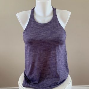 Lululemon 2 in 1 tank with strappy back